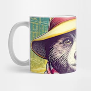 Charm and Cheer: Festive Paddington Bear Christmas Art Prints for a Whimsical Holiday Celebration! Mug